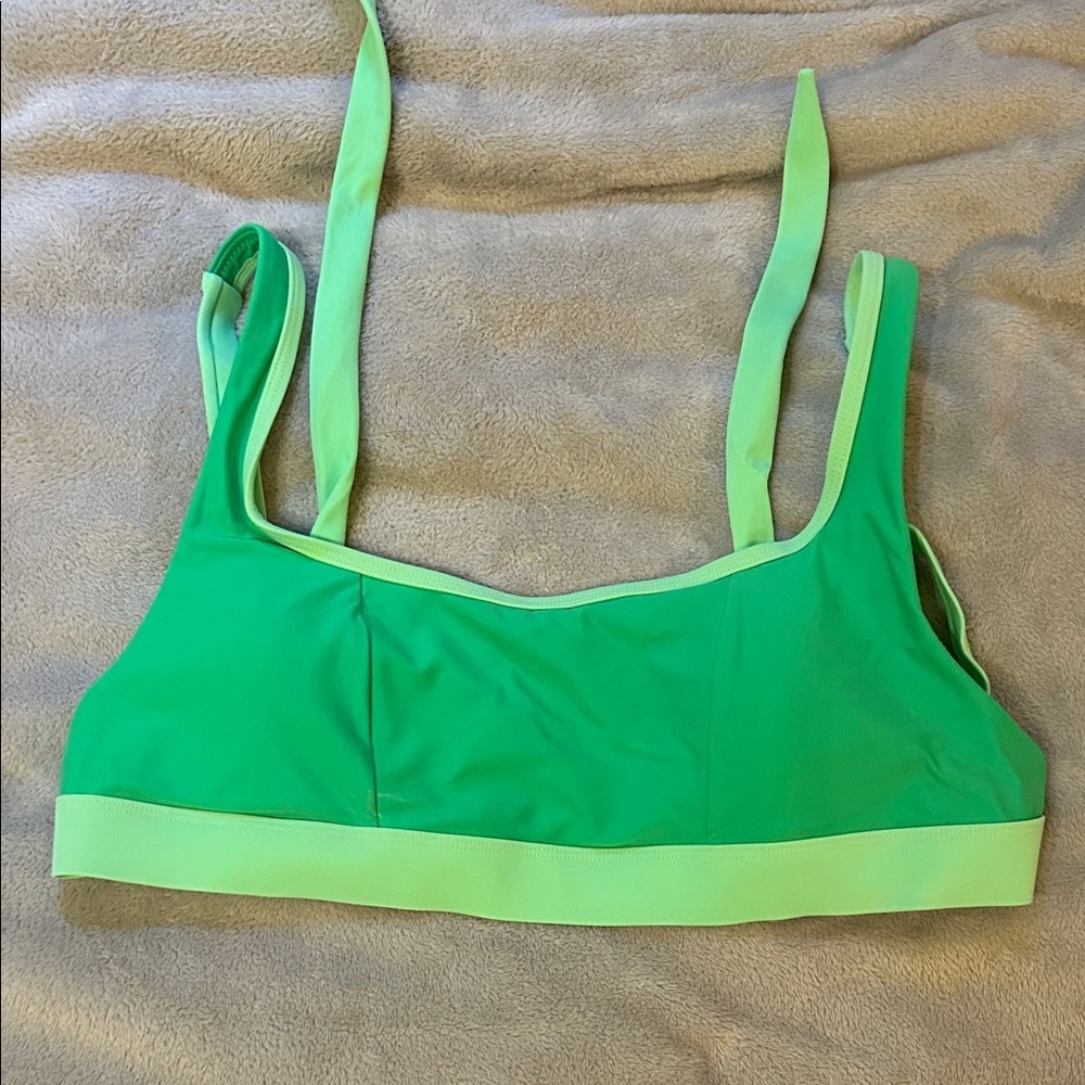 HARPER Lilypad Full Coverage Bikini Top Green L
